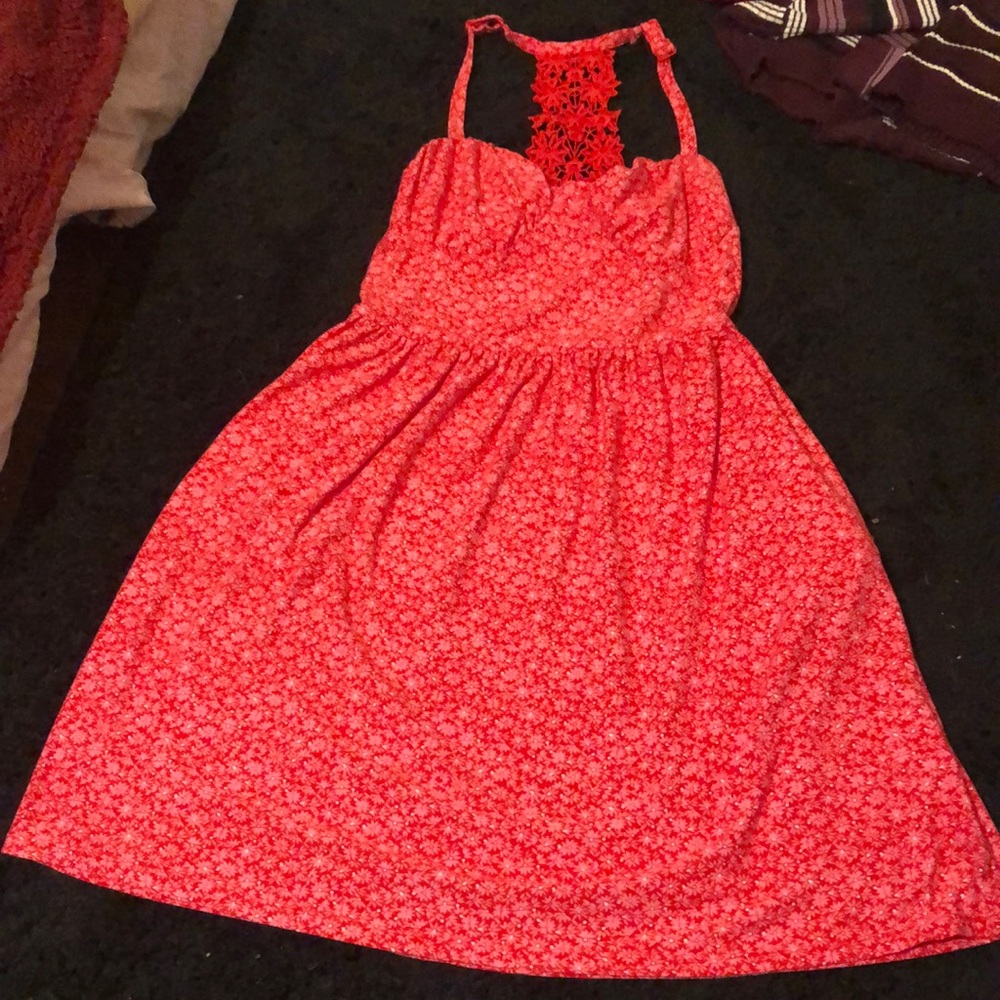 Red sundress